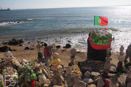 Plaża w Lizbonie (Portugalia)