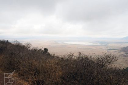 Krater Ngorongoro widziany z góry