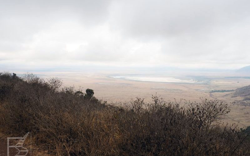 Krater Ngorongoro widziany z góry