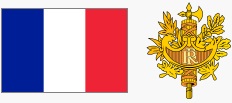 Flaga i godło Francji (za wikipedia.org)