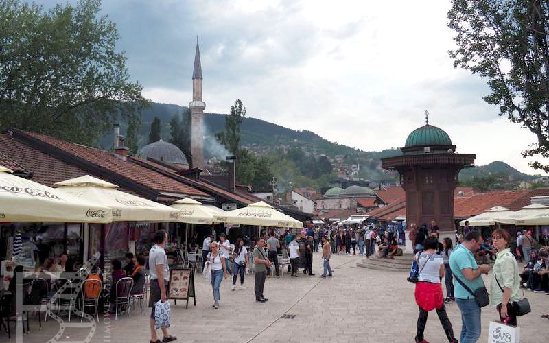 Sarajewo, Bascarsiji i studnia Sebilj