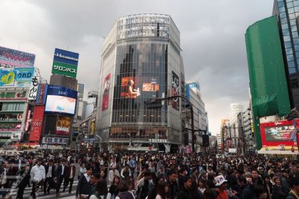 Skrzyżowanie Shibuya w Tokio