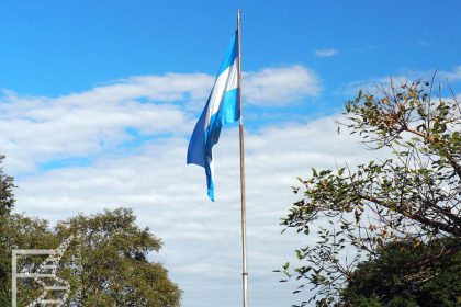 Flaga Argentyny (Iguazu, Argentyna)