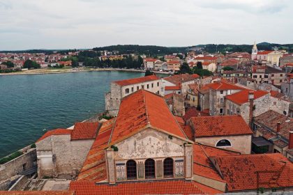 Widok na Poreč z Bazyliki Eufrazjusza