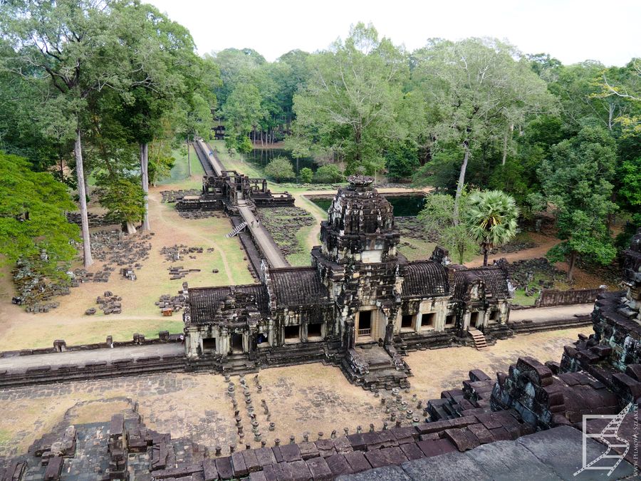 Baphuon z góry (Angkor Thom)