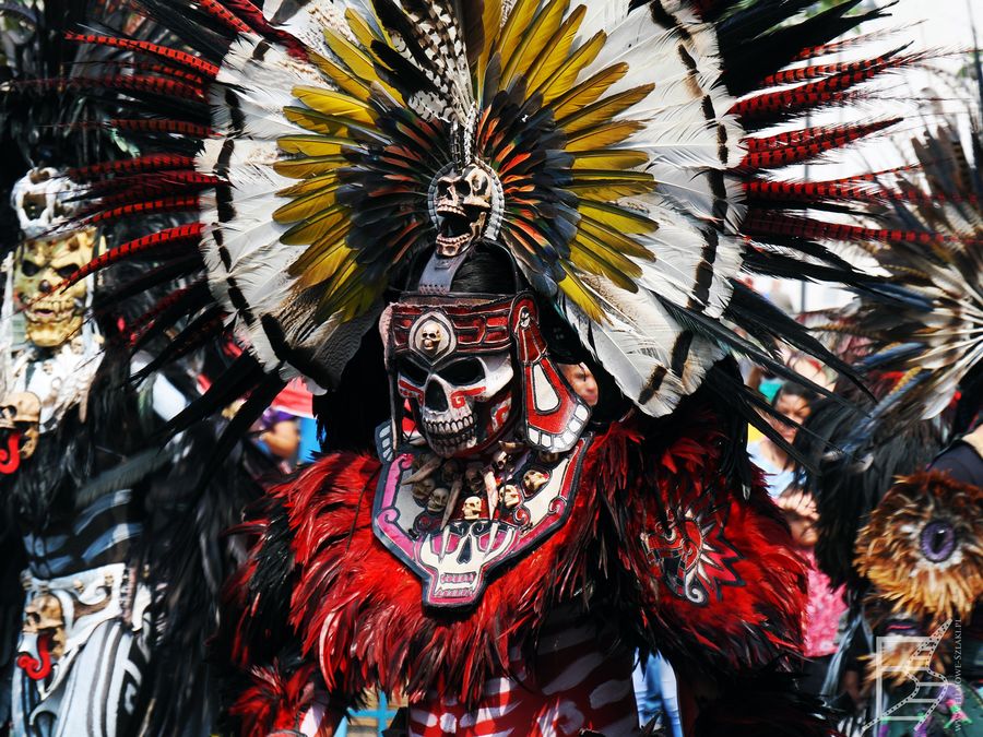 W Ciudad de Mexico, wokół katedry można spotkać szamanów i rdzennych mieszkańców, kultywujących azteckie i nie tylko tradycje