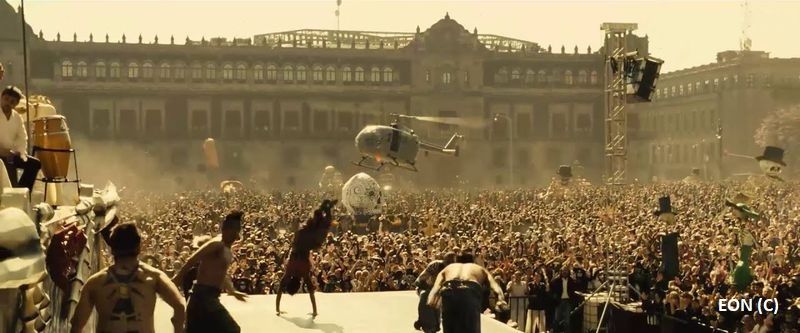 James Bond - „Spectre” i scena z helikopterem w Mexico City
