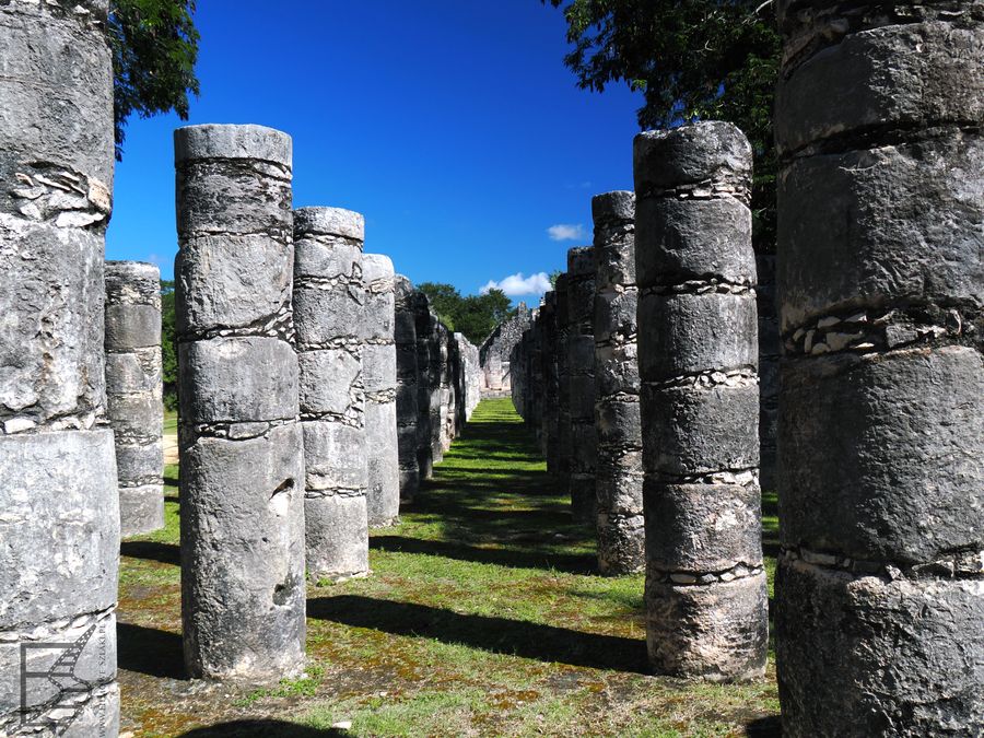 Kolumny w Chichén Itzá