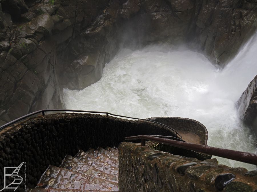 El Pailón del Diablo, okolice Baños de Agua Santa