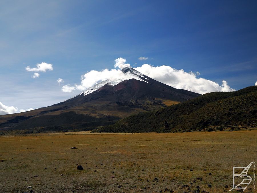 Widok na wulkan Cotopaxi