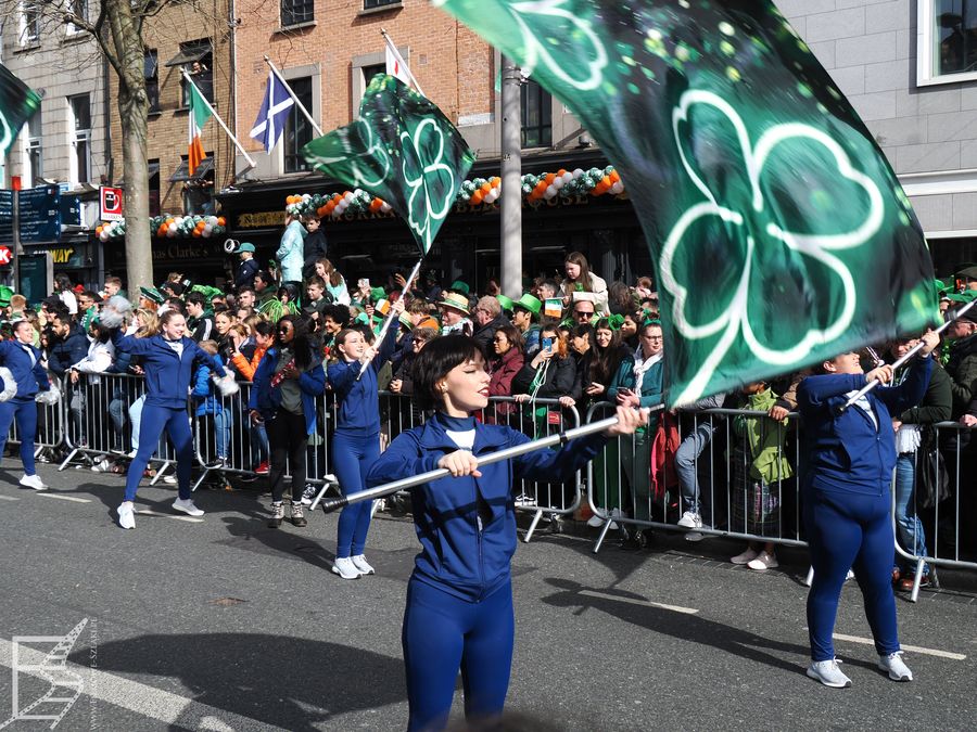 Dzień Świętego Patryka w Dublinie i zielona parada